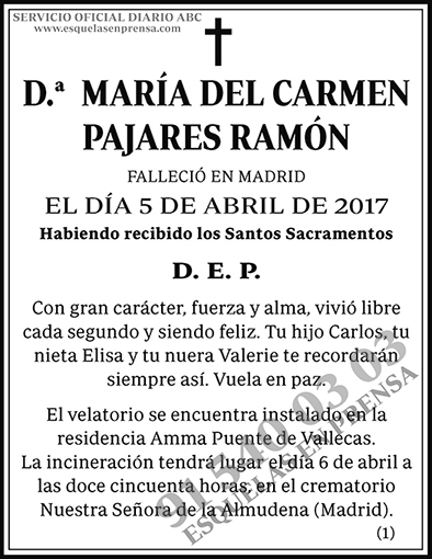 María del Carmen Pajares Ramón